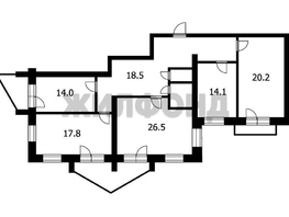 Продается 4-комнатная квартира Красноармейская ул, 142 м², 15620000 рублей