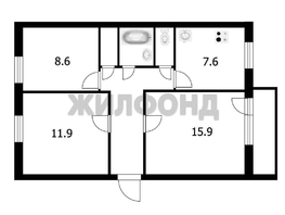 Продается 3-комнатная квартира Бела Куна ул, 56.6  м&sup2;, 5300000 рублей