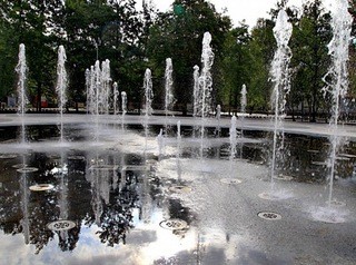 В Центральном парке забьет «сухой» фонтан