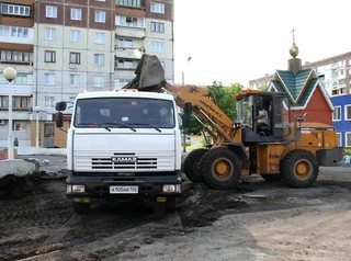 При реконструкции сквера в микрорайоне Шалготарьян установят новый фонтан