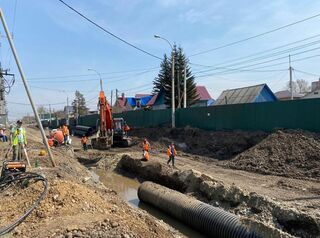 В Иркутске продолжают реконструкцию улицы Култукская