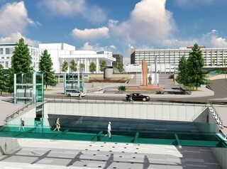 Проект пешеходного перехода от Театральной площади разработает  «Красноярскгражданпроект»