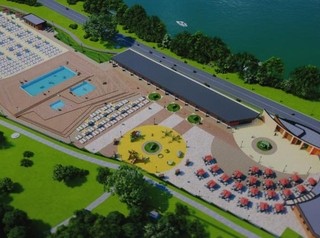 К весне 2022 года  на острове Татышев появятся два бассейна под открытым небом
