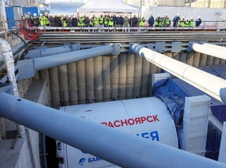 В Красноярске начали прокладывать второй тоннель от Шахтёров до центра города