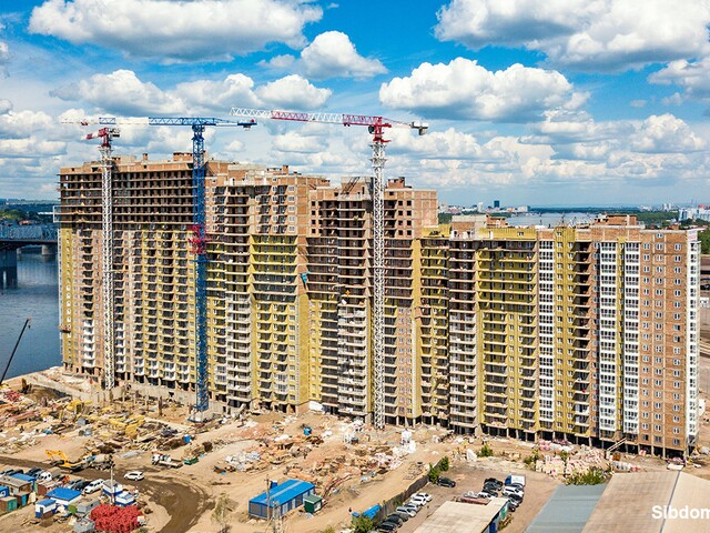 Самый большой жилой дом Сибири строится в Новосибирске