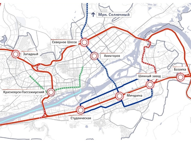 К строительству метро в Красноярске собираются приступить в этом году