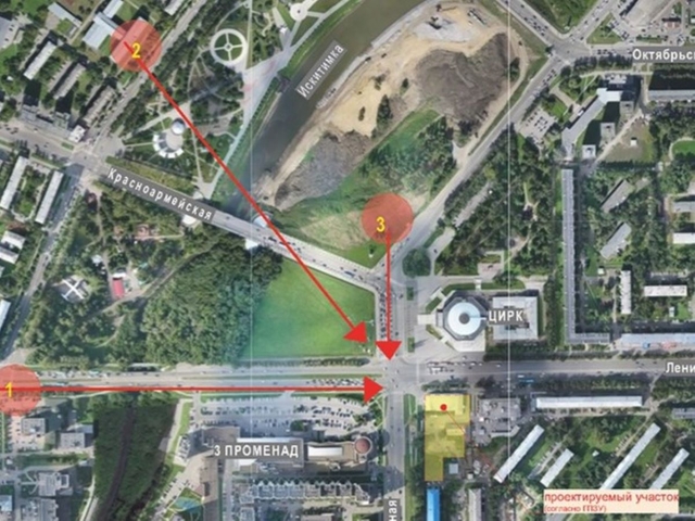 Напротив Кемеровского цирка собрались строить новую высотку