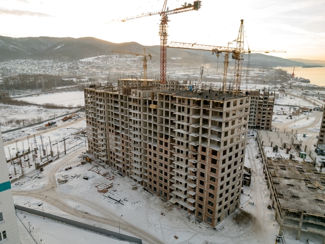 Выросла площадь новостроек 